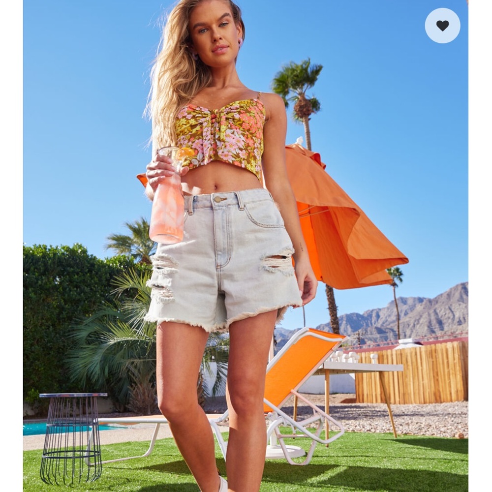 NWT Billabong How About That Denim Shorts
